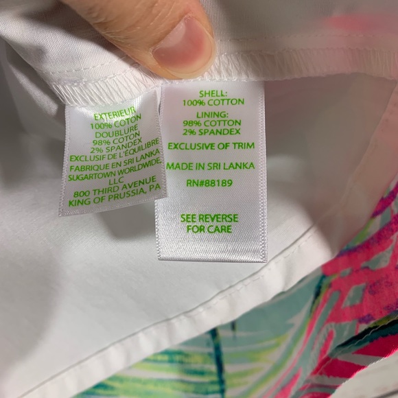 NWT Lilly Pulitzer Sam Skort in Scarlet Macaw - Picture 7 of 8